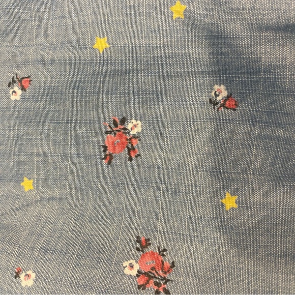 GAP Denim Dress with floral size 12-18 - Picture 3 of 3